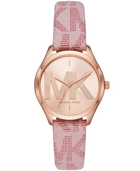 michael kors jaycie watch|Women's Jaycie Pink Polyvinyl Chloride Strap Watch 34mm.